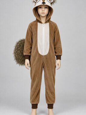 FUN Costumes Scampering Squirrel Child Small Brown Hooded Jumpsuit Halloween